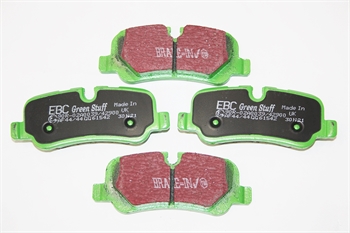 Bremseklodser Bag - Green Stuff High Performance til Land Rover Discovery 3 & 4 Årgang 2005-2016, Range Rover Sport Årgang 2005-2009 og Range Rover Årgang 2002-2009