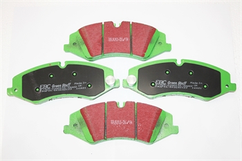 Bremseklodser Front - Green Stuff High Performance til Land Rover Discovery 4 Årgang 2010-2016, Range Rover Sport Årgang 2010+ og Range Rover Årgang 2013+