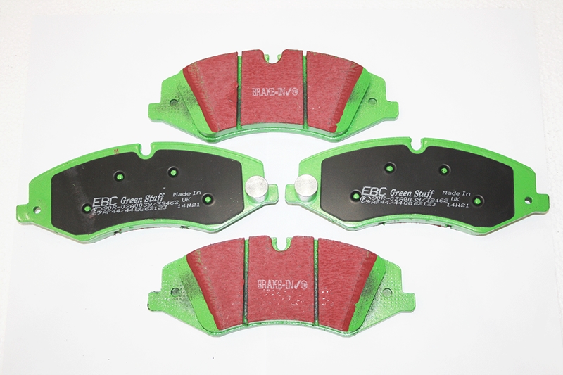 Bremseklodser Front - Green Stuff High Performance til Land Rover Discovery 4 Årgang 2010-2016, Range Rover Sport Årgang 2010+ og Range Rover Årgang 2013+