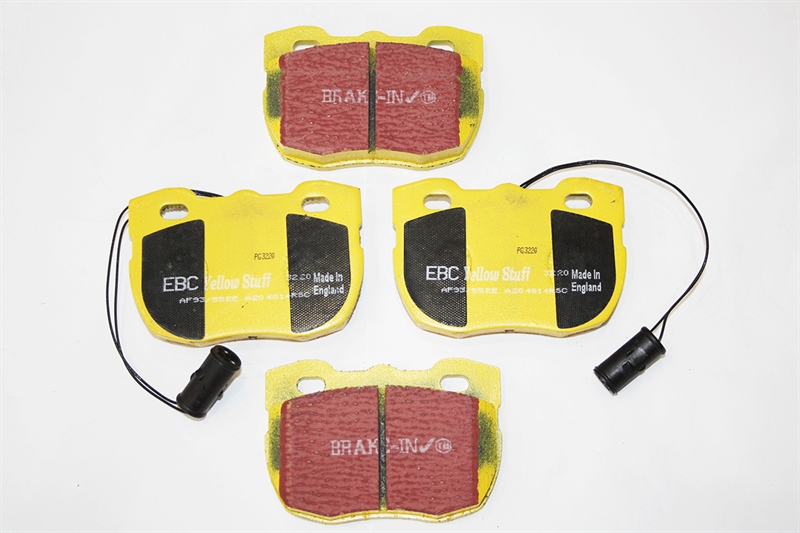 Bremseklodser Front - Yellow Stuff High Performance til Land Rover Defender 90" Årgang 1986-1991, Discovery I Årgang 1994-1998 & Range Rover Classic