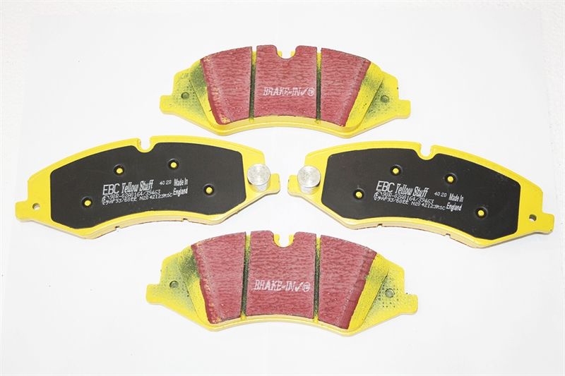 Bremseklodser Front - Yellow Stuff High Performance til Land Rover Discovery 4 Årgang 2010-2016, Range Rover Sport Årgang 2010+ og Range Rover Årgang 2013+