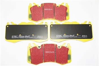 Bremseklodser Front - Yellow Stuff High Performance til Range Rover Årgang 2010+ og Range Rover Sport Årgang 2014+