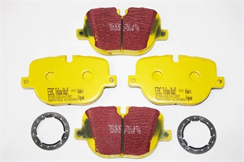 Bremseklodser Bag - Yellow Stuff High Performance til Range Rover Årgang 2010-2012 og Range Rover Sport Årgang 2010-2013