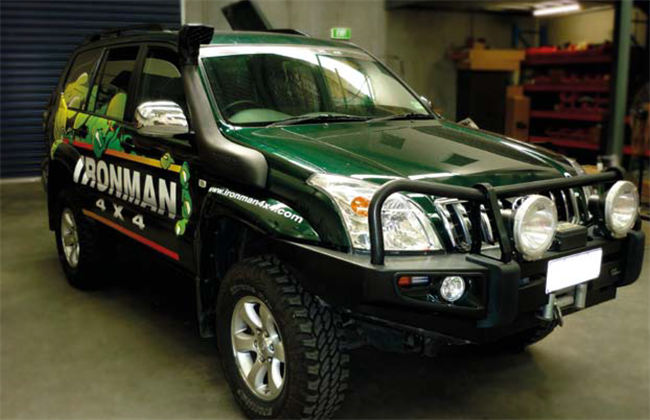 Snorkel - Ironman Airforce til Toyota Landcruiser 120 - 3.0L Diesel / 4.0L Petrol V6
