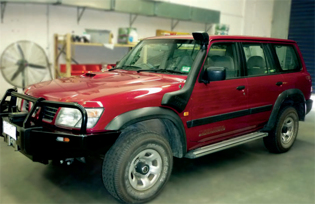 Snorkel - Ironman Airforce tilbNissan Patrol Y61 GU serie 2 & 3 - 3.0 & 4.2L