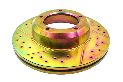 Bremseskive front ventileret med køleriller til Land Rover front Defender, Discovery I og Range Rover Classic
