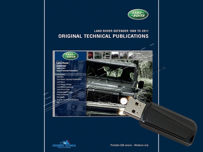 Elektronisk manual Land Rover Defender årg. 83-11