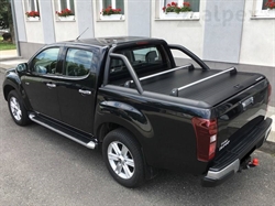 Roll cover Mountain Top - Sort fra RealTruck til Isuzu D-max D/C  årg. 2012-2019