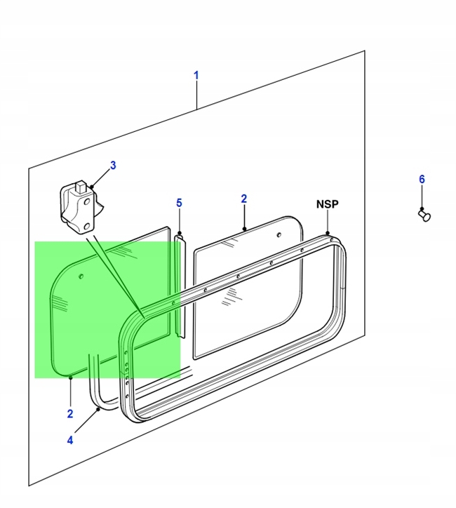 Siderude Hardtop med skyderyder på Land Rover Defender 90