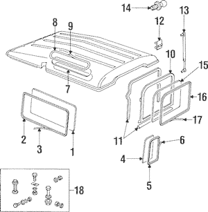 Siderude Hardtop på Land Rover Defender 90