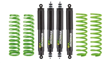 Hævningskit 2" Ironman Suspension kit TÜV godkendt Heavy Duty m/Foam Cell Pro til Nissan Patrol GR Y60 årg. 1988 - 1998