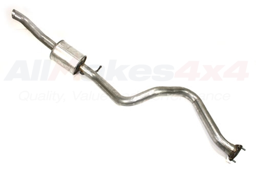 Udstødningsrør til Land Rover Defender 110" 2,5 TD - bagerste lydpotte