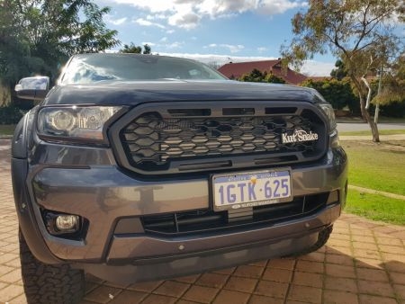 Frontgitter - Grill facelift til Ford Ranger Wildtrack PX III årg. 19+