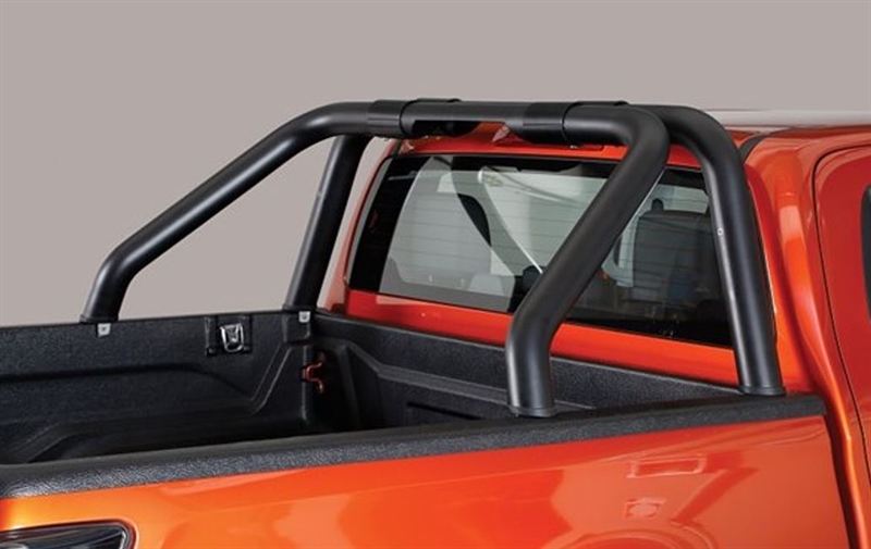 Styrtbøjle/Roll Bar i rustfri stål  - Sort til Fiat Fullback årg. 16>
