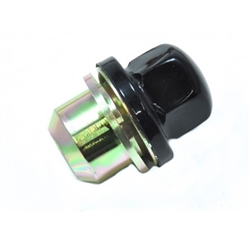 Hjulmøtrikker sort til Land Rover Defender, Discovery I & Range Rover Classic alu. fælge.  ( 5stk) 