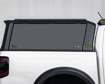Hardtop "Raid" fra Ironman4x4 i alu. med faste sider til Toyota Hilux Double Cab årg. 2015-2025