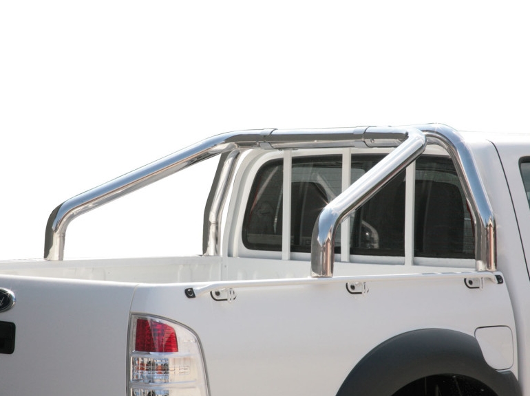 Styrtbøjle/Roll Bar til montering på lad i rustfri stål - Blank til Ford Ranger årg. 2023+