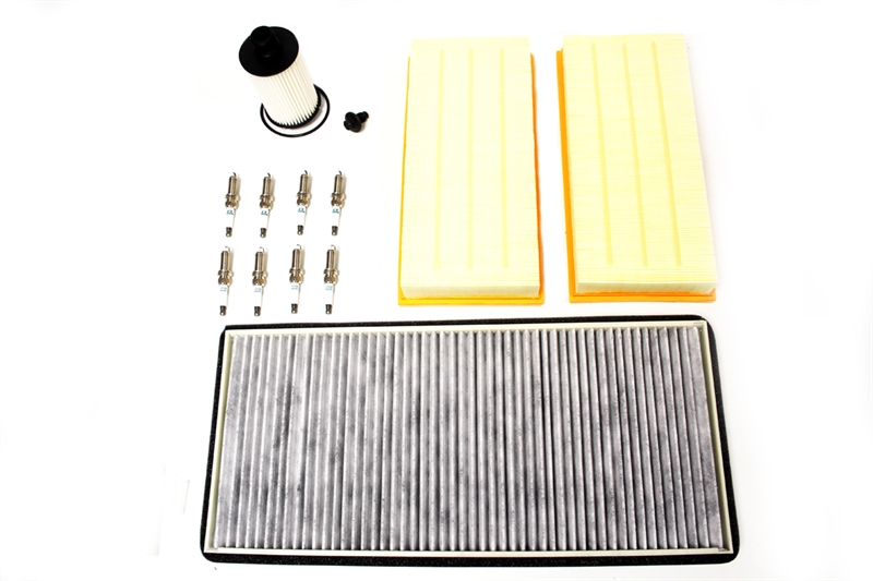 Servicekit inkl. tændrør til Range Rover 5.0 Ltr V8 Petrol SC / NA