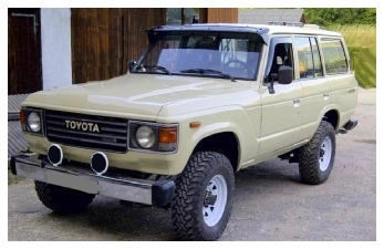 Solskærm til Toyota Landcruiser HJ60/61
