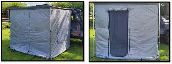 Udvidelse sider/4 stk. på Markise 2,5 x 2,1m fra Terrafirma4x4