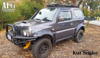 Skærmforøger til Suzuki Jimny årg. 98-17 55mm