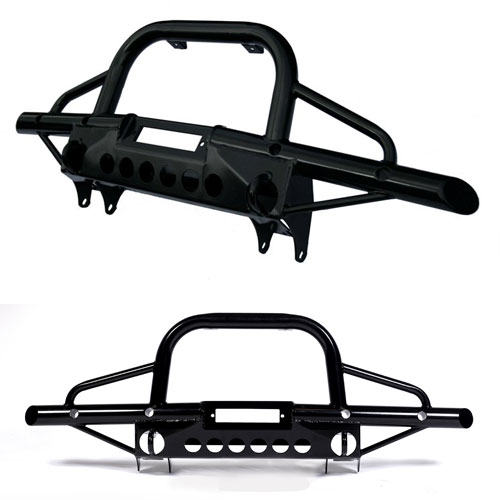 Spilkofanger med A-bar i rør til Land Rover Defender med aircon fra Terrafirma4x4