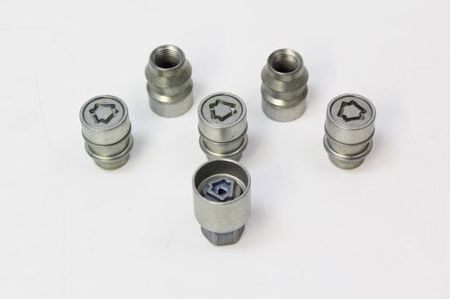 RVS låsmøtriksæt til alu perlelås Land Rover Defender; Range Rover Classic og Discovery