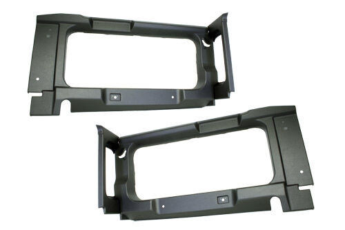 Vinduesrammer/paneler til bagdørene - Mørkegrå til Land Rover Defender 90 Alle modeller