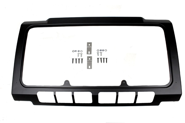 Frontpanel - Matsort aircon med monteringskit komplet til Land Rover Defender Alle modeller med Air Con