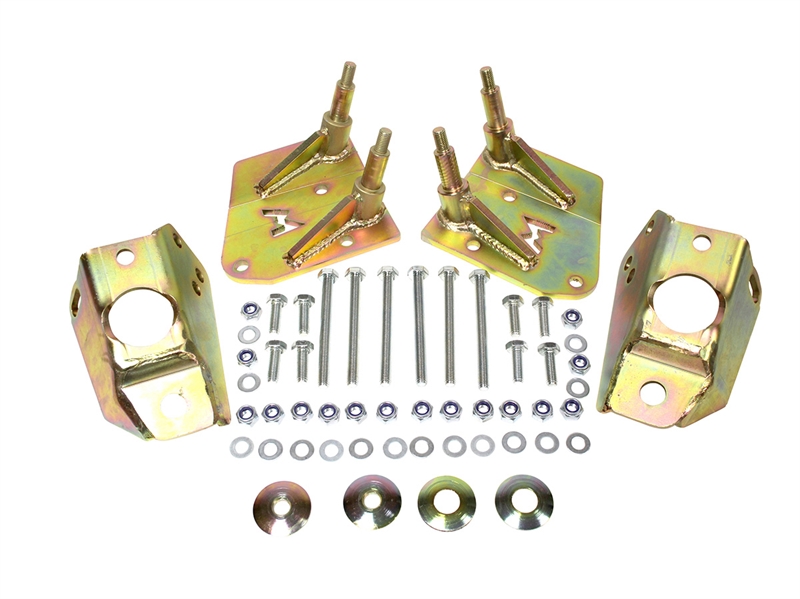 Støddæmperbeslag zinkbelagte forreste dobbelte inklusiv møtrikker fra Terrafirma4x4 til Land Rover Defender/Discovery 1/Range Rover Classic