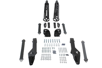 Monteringssæt 2,5" "Smooth body shock" foran/bag til Land Rover Defender