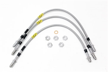 Bremseslange sæt i rustfri stål til Land Rover Defender 110/130 Årg.1986-1999