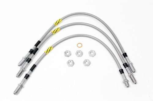 Bremseslange sæt i rustfri stål til Land Rover Defender 110/130 Årg.1986-1999