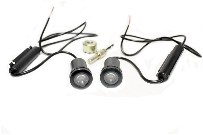 Et par Land Rover-logo-lampesæt