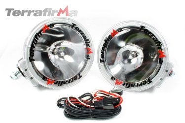 Terrafirma 8" 55W halogen H4 fjernlygte