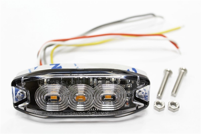 LED-Lys tre gule advarselslys "Gul" fra TerraFirma