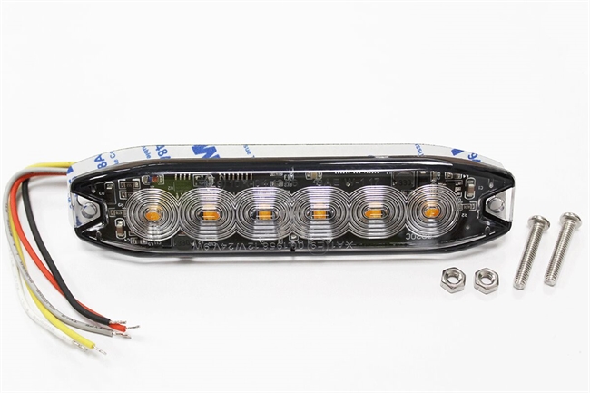 LED-Lys seks gule advarselslys fra TerraFirma