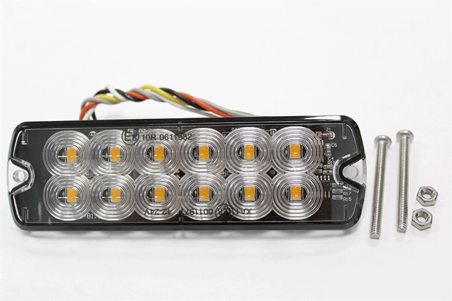 LED-Lys tolv gule advarselslys fra TerraFirma