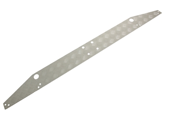 Beskyttelsesplade - Dørkplade til bagvangen i aluminium til Land Rover Defender Årgang 1983-2016