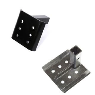 Reciever-/sænkningsplade til anhængertræk med 2" monteringsanordning 