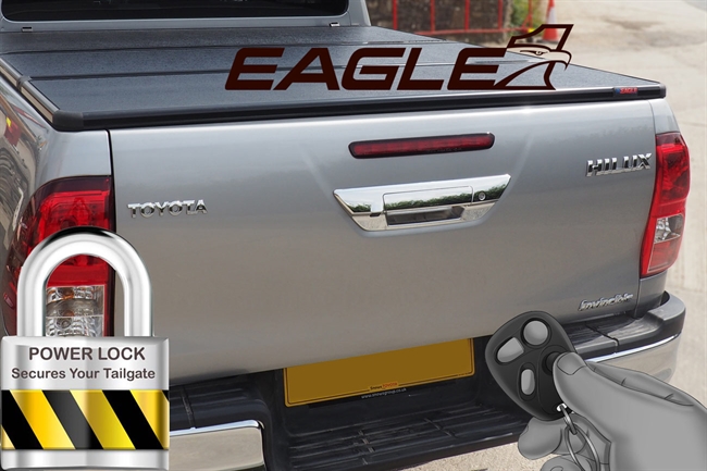 Centrallås "Powerlock" til bagklap på Toyota Hilux årg. 16+
