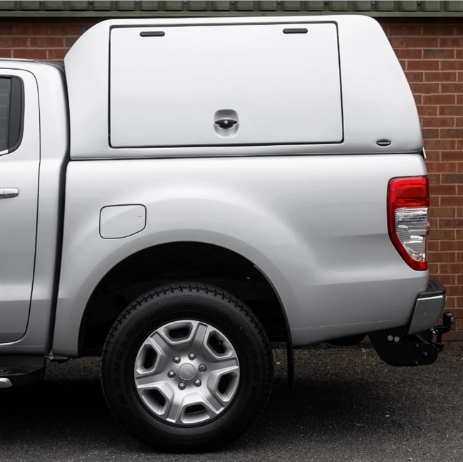Hardtop Truckman Utility til Ford Ranger Double Cab årg. 12+ i grundfarven hvid