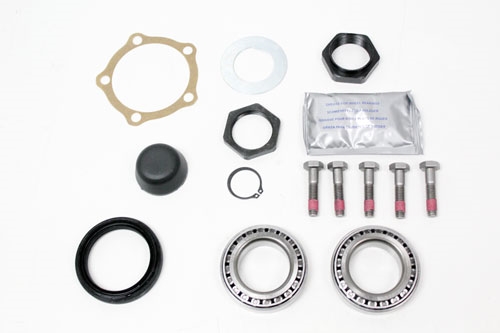 For- og baghjulslejesæt inklusiv 2 lejer til Land Rover Defender 90/110 V8, 300 Tdi, Td5 samt Puma Årgang 2007+