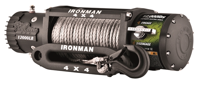 Ironman 12000 el-spil 12v med fibrewire