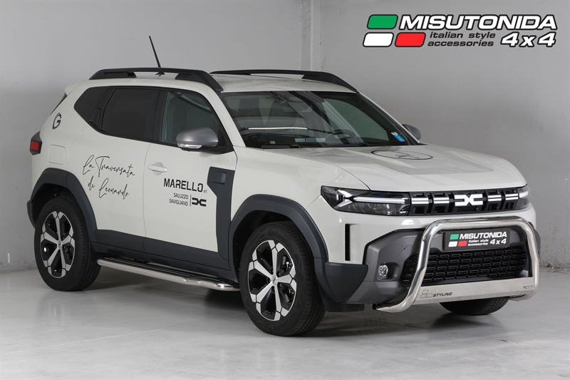 Trinbrædder i rustfri stål - Blank til Dacia Duster årg. 2024+