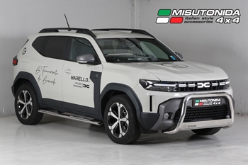 Side bars med trin i rustfri stål - Blank til Dacia Duster Årgang 2024+