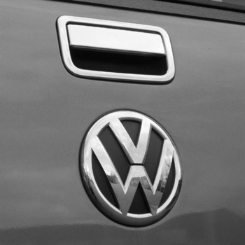 Bagklaphåndtag covers i rustfri stål fra Trux til VW Amarok D/C Årgang 2010-2020