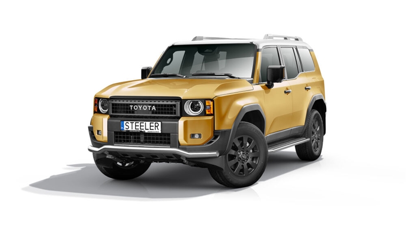 Beskyttelsesbar til forkofanger (slash bar) til Toyota Land Cruiser 250 Årgang 2024+