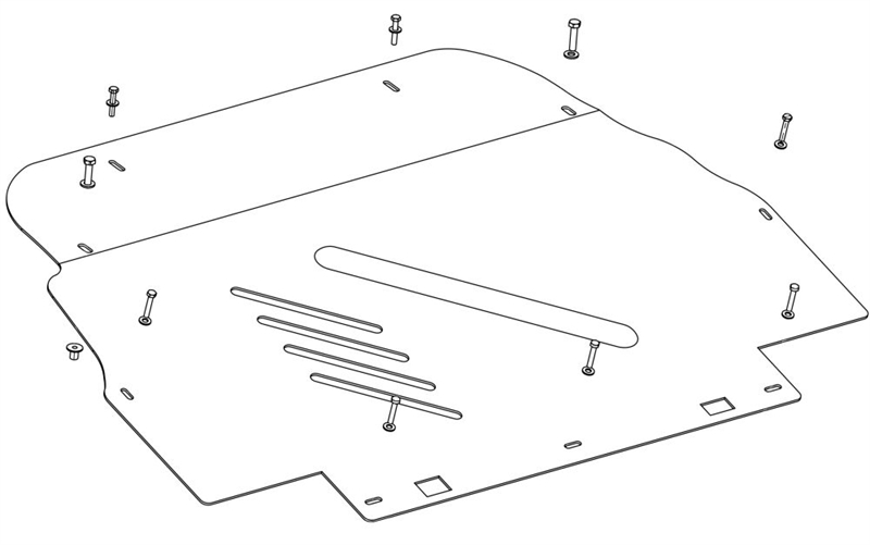 Undervognsbeskyttelse - Motor i Aluminium til Toyota ProAce/ProAce Verso 2.0 DÅrgang 2016+