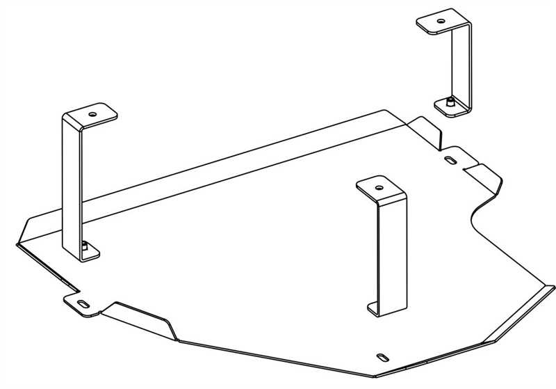Undervognsbeskyttelse - adblue tank i Aluminium til Toyota ProAce Årgang 2018+